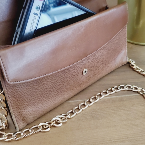 CHANEL WOC CC Wallet on a Chain / Crossbody Bag Upcycled Vintage Conversion Bag - Picture 11 of 16